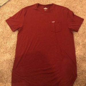 Red Hollister t shirt